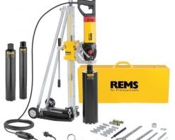 Rems Carotteuse 183023 Picus SR Set 62-82-132 Perceuse Diamant Titan + Trépied + 3 Perceuses