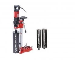Rothenberger Carotteuse 19073 Rodiacut 150 Support De Forage + Rodiadrill 200 Foret Diamanté + 3 Forets (82,102,132 Mm)