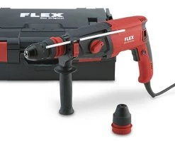 Flex-tools Perforateur Burineur 461490 CHE 2-28 R Marteau Combi SDS-plus 2,7J Avec Fonction De Burinage