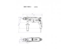 Metabo Perceuse Visseuse 600783000 Perceuse à Percussion SBEV 1000-2