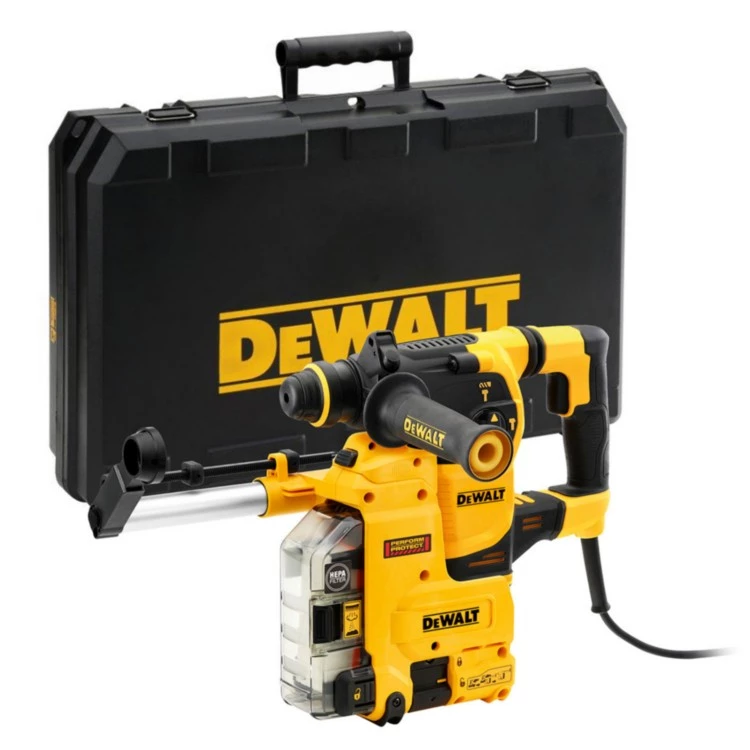 DeWalt 'D25335K-QS Perforateur Burineur SDS-plus - 3 Modes - Mandrin à Changement Rapide - Système D''aspiration Intégré - 28mm ' 1 DeWalt 'D25335K-QS Perforateur Burineur SDS-plus - 3 Modes - Mandrin à Changement Rapide - Système D''aspiration Intégré - 28mm '