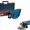 Bosch Bleu Perforateur Burineur GSH 11 E Professional Avec SDS-max + Meuleuse D'angle GWX 10-125 0615990M3F