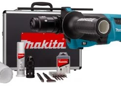 Makita Perforateur 'HR2631FTX4 Marteau Combiné Avec Tête Remplaçable, Kit D''extraction Et Jeu De Ciseau De Forage Dans Mallette'