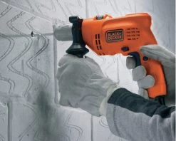 Black & Decker Perceuse Visseuse KR504CRESK-QS Perceuse à Percussion 500 Watts -Perceuse électrique Soldes kr504cresk qs perceuse a percussion 500 watts 4